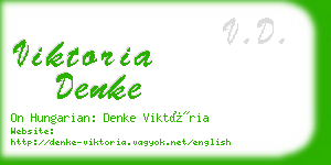 viktoria denke business card